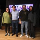 El regidor de Joventut de Tarragona, Guillermo García, juntament amb l'equip que ha dissenyat la programació d'hivern de 2025 de Tarragona Jove.