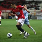 Imatge de José Mari disputant un partit amb el Nàstic.