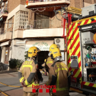 Imagen de los Bomberos que se han desplazado hasta la rambla de Jaume I.