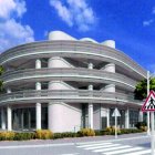 Imatge virtual de l’aparcament amb centre comercial projectat a l’avinguda Carles Buïgas.