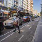 El carril bici del carrer Pere Martell es va construir durant l’estiu del 2021 i la idea era allargar el vial fins al Serrallo.