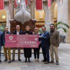Entrega del xec del Mamapop a l’IISPV.