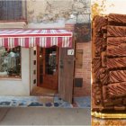 Imagen de la tienda Xocoleda 9 Onze y algunos de sus productos.