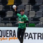 Albert Quesada, en un partit amb el Barça Juvenil