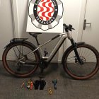 Imatge de la bicicleta sostreta al Fortí de la Reina de Tarragona.