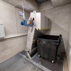 Imatge del nou tamís que ha instal·lat Ematsa a l’estació de bombament del Francolí.