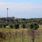 Terrenys on s’hauria de construir el Hard Rock amb PortAventura al fons.
