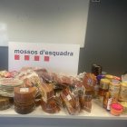 Imatge dels productes que van sostreure les detingudes dels supermercats.