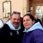 Imatge dels dos regidors de Vila-seca en Comú, Núria Miret i Francesc Benaigues.