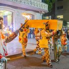 Fotografia d’arxiu del Ball de Diables durant el comiat del Rei Carnestoltes l’any 2022 a Reus.