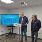 El portaveu i el conseller de Junts, Jordi Sendra i Pep Manresa.
