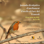 Cartell de l'activitat de l'anellament.