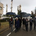 El ministre d'Indústria i Turisme, Jordi Hereu, durant la seva visita a Ercros