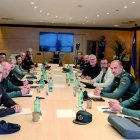 Imatge de la Junta Local de Seguretat celebrada ahir a Salou.