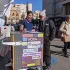 Punt de votació de les propostes de la ciutadania pel PAM, una de les mesures impulsades per la regidoria de Participació.