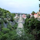 Imatge de les obres d’Adif al túnel de Roda de Berà en el seu tram final
