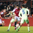 Antoñín durant el partit.