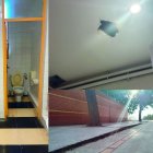 Imatge d’alguns dels desperfectes que pateix l’escola.