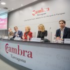 D’esquerra a dreta, Francisco Javier, Santiago Castellà, Laura Roigé, Montse Adan i Francesc Pintado.