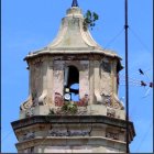 Detall del campanar de Vilabella.