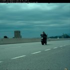 Imatge del motorista enxampat circulant a gran velocitat per l'A-7.