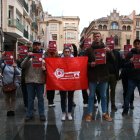 Fotografia de l’acte de presentació del grup de suport vers els afectats.
