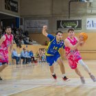 L’escorta AJ Plitzuweit durant el darrer derbi contra el CB Salou el passat diumenge.