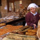 Imagen de archivo del mercado medieval de Montblanc.