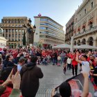 Imatge de la celebració a la plaça Prim de Reus
