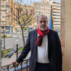 Nicolas Garcia Benaiges a la seu de Òmnium Cultural Tarragonès