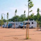 Imatge de l'aparcament d'autocaravanes a Salou.