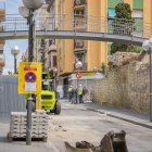 Inici de les obres de rehabilitació del Fòrum de la Colònia de Tarragona.