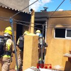 Imatge del terrat afectat per l'incendi a Bonavista