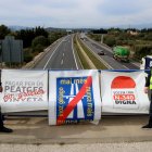 Els portaveus del moviment veïnal 'Mai més peatges', Llorenç Navarro i Enric Lange.