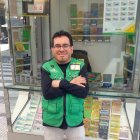 Iván Vila, el repartidor de l'ONCE que ha portat sort a Tortosa.