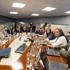 Reunió del comitè d'anàlisi de la crisi de l'apagada, a la seu de Red Eléctrica