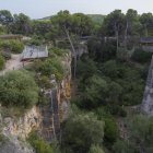 Imatge de l’any 2021 de l’agulla del Mèdol, que només es pot visitar des de les passarel·les exteriors.