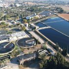 Imatge aèria de la depuradora de Reus.