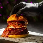 Una de las hamburguesas que se ofrece en el restaurante.