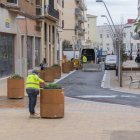 Imatge del carrer Orosi, un dels espais recentment remodelats de la Part Baixa de la ciutat, a través del Pla Integral.