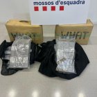 L'haixix decomissat pels Mossos al conductor detingut a l'AP-7 a l'altura de l'Ametlla de Mar.