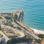 Fotografia aèria d'arxiu del Fortí de Sant Jordi.