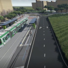 Render de la primera fase del tramvia.