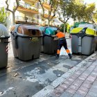 Imatge d’arciu d’una bateria de contenidors.