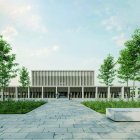Projecte del nou CAP, que estarà al costat del cementiri.