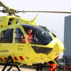 Un dels helicòpters medicalitzats del SEM.