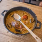 Imagen del arroz meloso con cangrejo azul de El Pòsit del Serrallo.