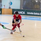 Marc Julià durant el partit contra el Liceo.