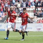 Xisco Campos (dreta) celebrant amb Marcos de la Espada.