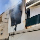 Imatge del pis afectat per l'incendi.